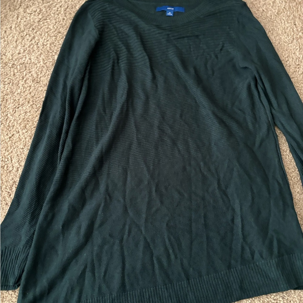 Apt. 9 Forest Green Knit Top